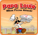 Papa Louie 1-When Pizzas Attack unblocked at gamesmf.com